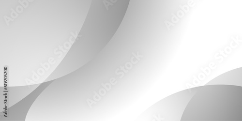Gray and white curve vector background for technology concept, template, poster, brochure, website, flyer design. Vector illustration