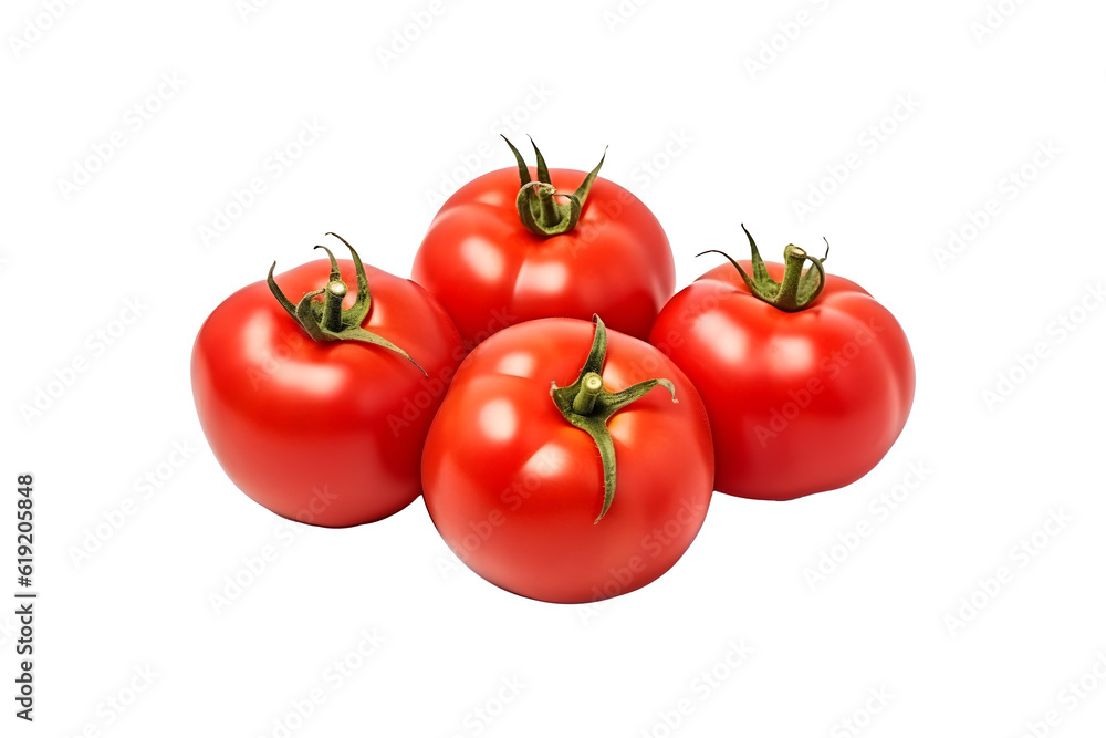 tomato clustor in isolated background