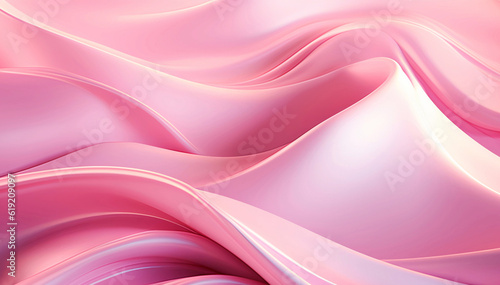 Abstract background , digital waves of pink color Created with Generative AI technology
