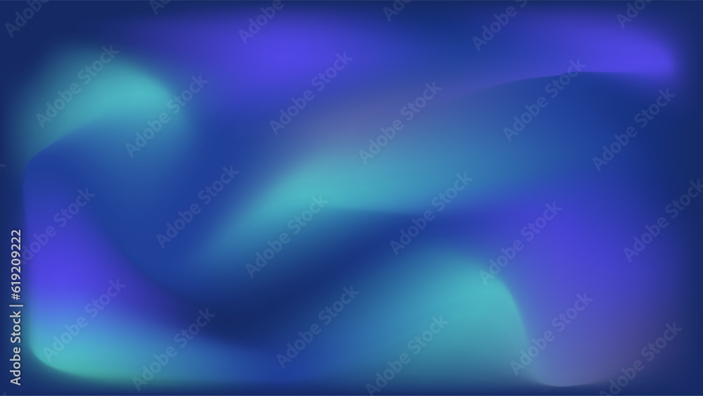 Abstract blue background gradient texture depth water. Design for banner, cover, wallpaper, social media, business card, poster, post, presentation, space for text.  Vector illustration. 