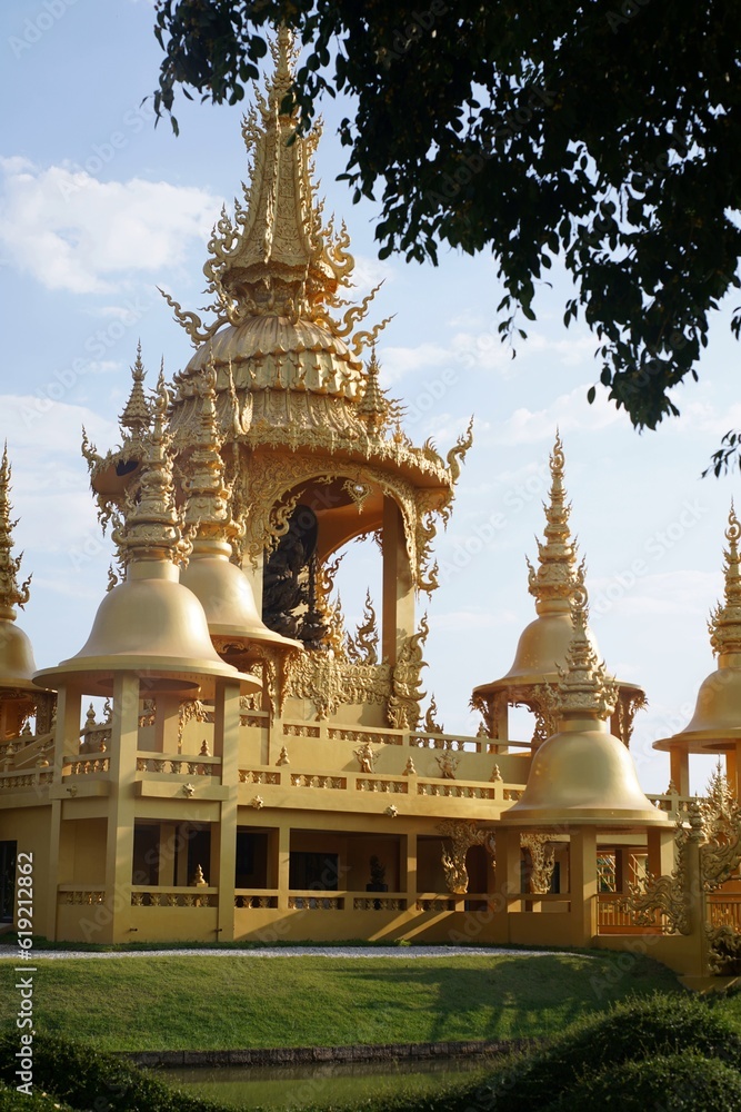 golden building in thailand