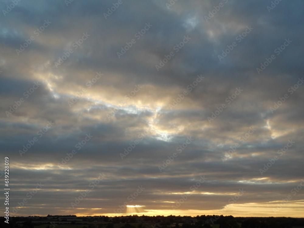 Dramatic sunset sky Dramatic sunset sky