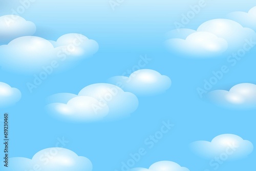 Photography blue sky clouds