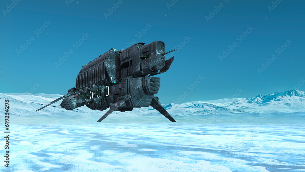 Naklejka premium 宇宙船