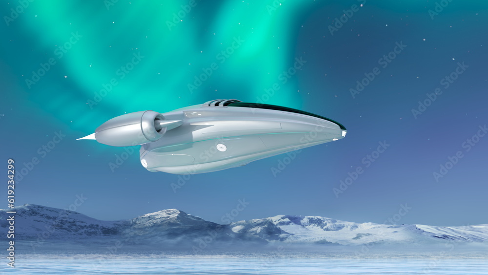 Obraz premium 宇宙船