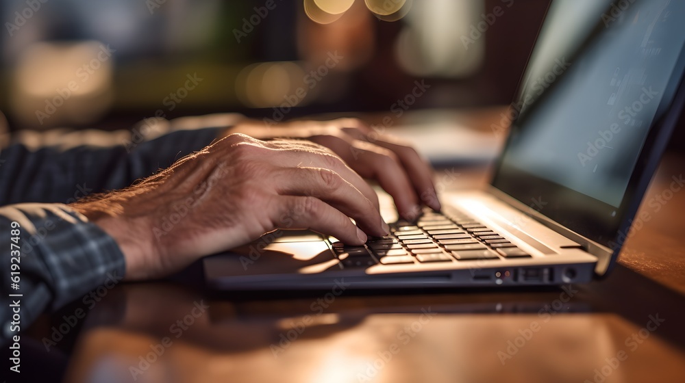 person typing on a laptop person typing on a laptop