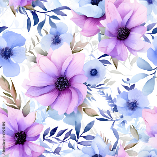floral background seamless tile © jessie z