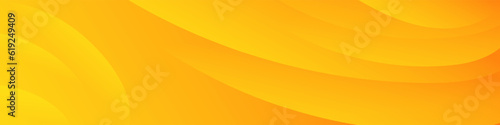 Abstract Yellow Banner Template. Modern background design. gradient color. Dynamic Waves. Liquid shapes composition. Fit for banners