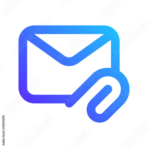 attached file gradient icon