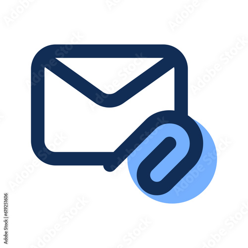 attached file filled line icon
