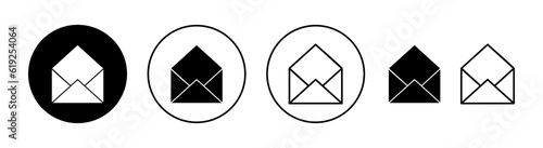 Mail icon set tor for web and mobile app. email sign and symbol. E-mail icon. Envelope icon