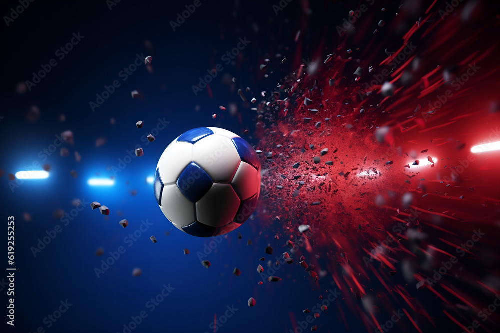 soccer ball. Generative AI
