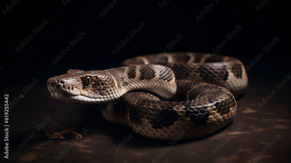 close up of a snake reptile animal nature wildlife generative ai close up of a snake reptile animal nature wildlife generative ai