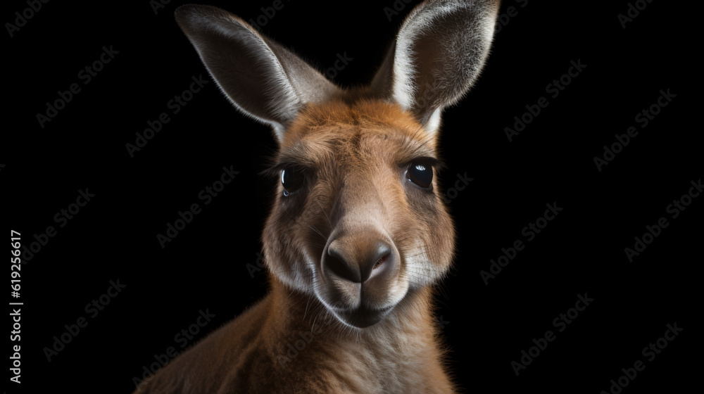 kangaroo animal wildlife nature mammal generative ai