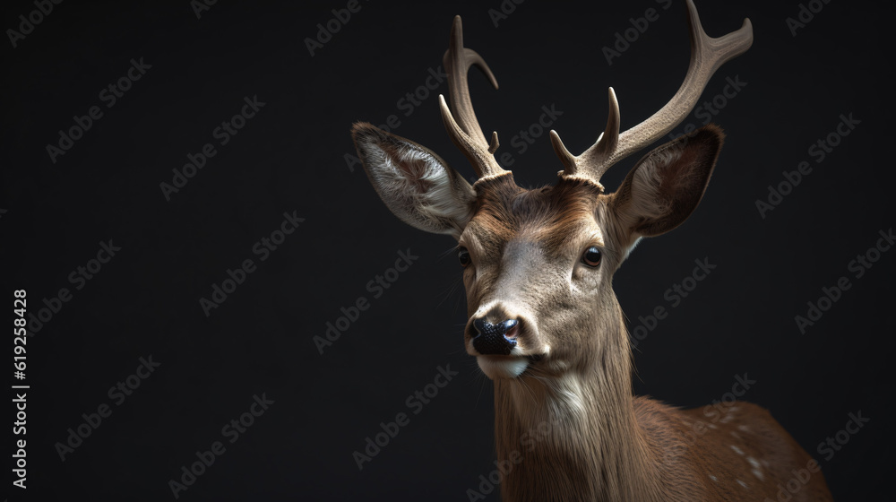 deer in the woods animal wildlife mammal nature generative ai deer in the woods animal wildlife mammal nature generative ai