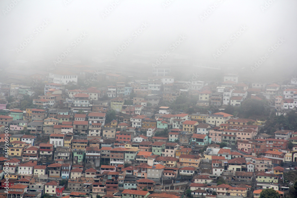 Obraz premium Misty houses