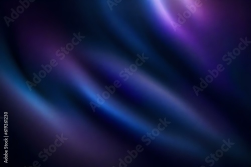 Abstract dark blue purple smooth gradient background. Generative AI