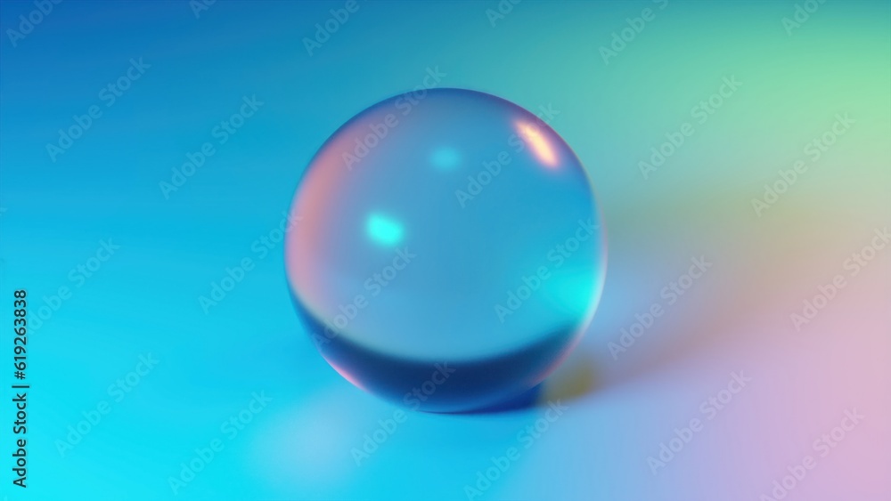 Orange and blue sphere Orange and blue sphere