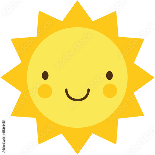 Sunshine smile Pattern, Yellow and orange sunshine white Backgrounds, Good morning sunshine, Hello Sunshine Wallpaper Love Cards Vector Stock Vector Illustration.