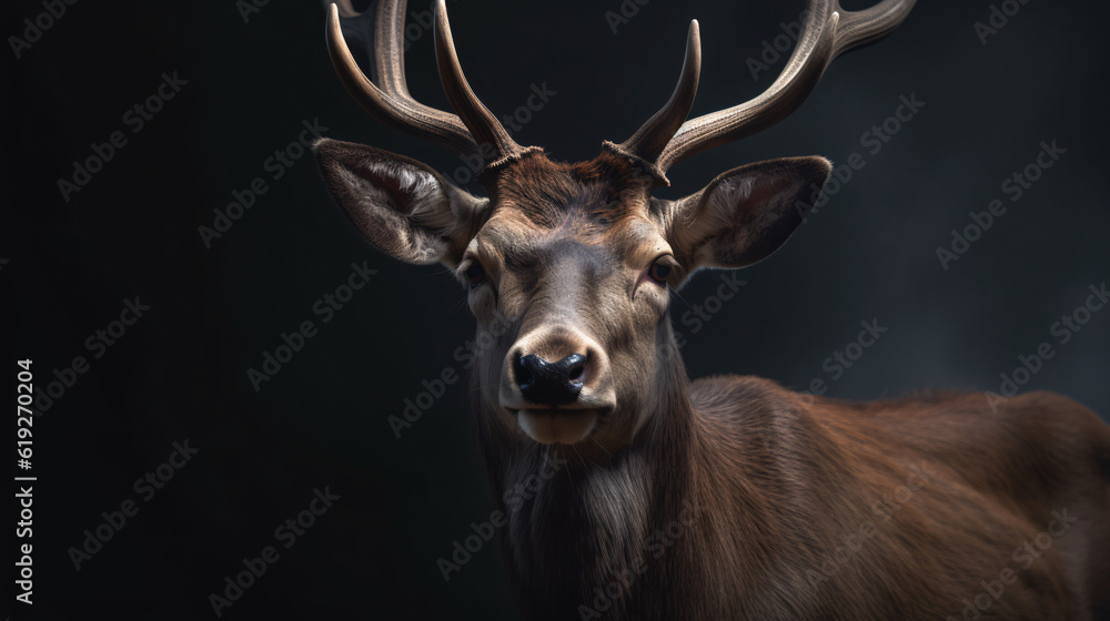 deer in the woods animal wildlife mammal nature generative ai deer in the woods animal wildlife mammal nature generative ai