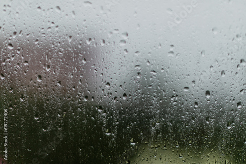 Rain drops on a window glass overlay frame texture 