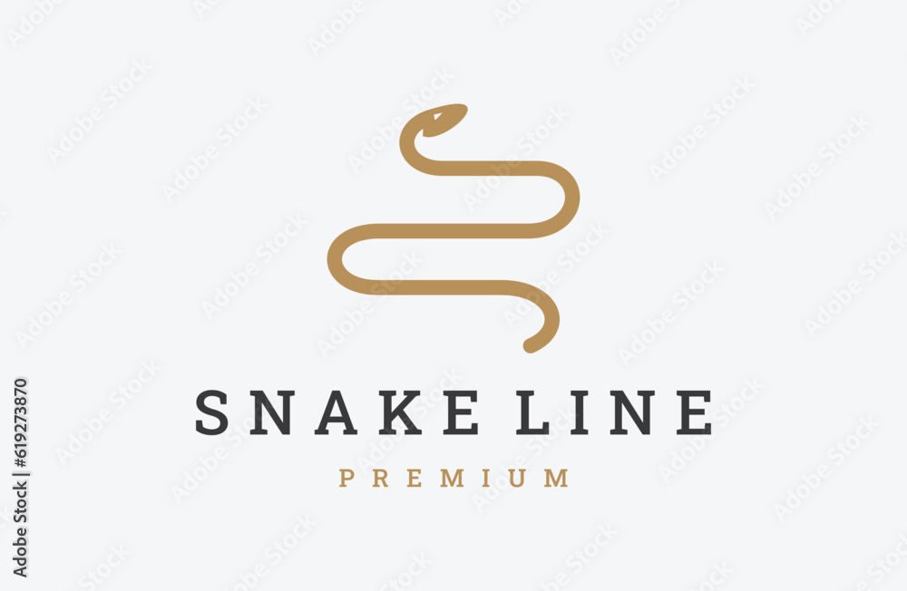 Snakes Logo Template, logo abstract. Snakes Logo Template, logo abstract.