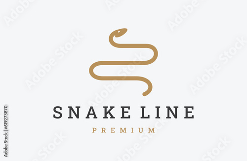 Snakes Logo Template, logo abstract.