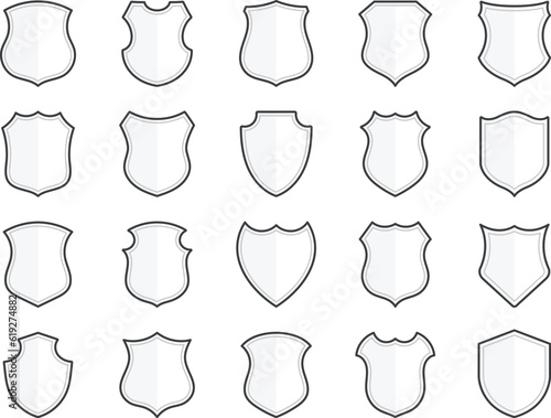 shield coat arms design elements