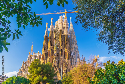 Sagrada Familia by Antonio Gaudi in Barcelona Spain photo