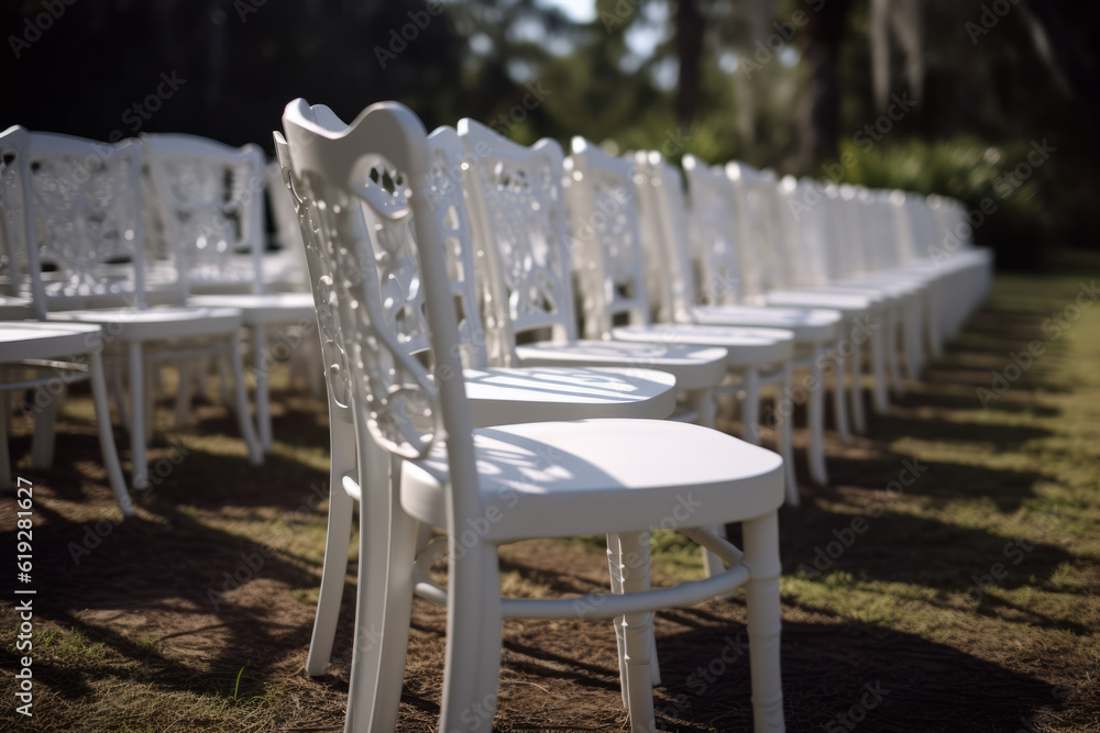 White Chairs Wedding Venue, Generative AI