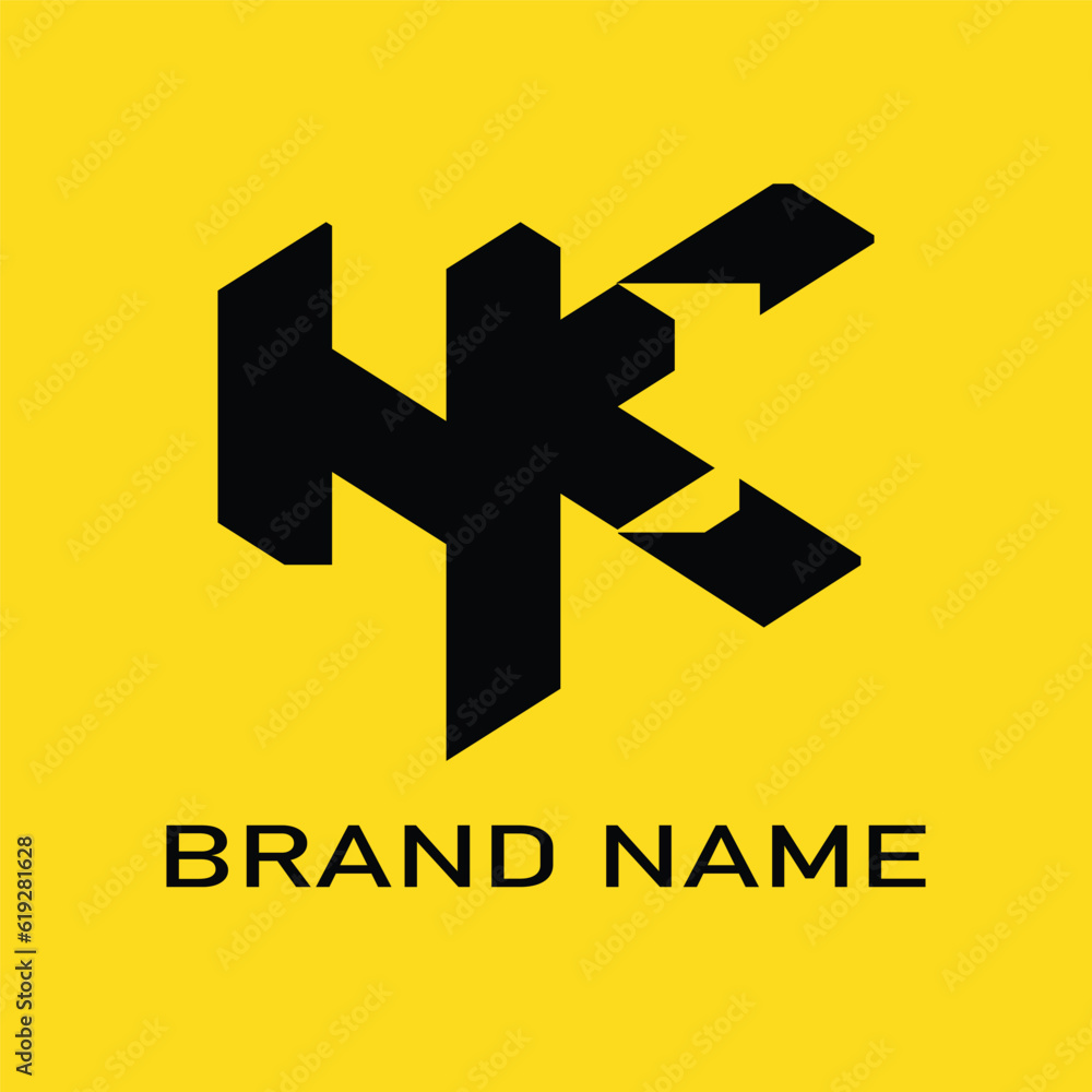 Letter HK line logo design. Vector abstract logo design templates. Usable for Business and Branding Logos. Flat Vector Logo Design Template Element. Letter HK line logo design. Vector abstract logo design templates. Usable for Business and Branding Logos. Flat Vector Logo Design Template Element.