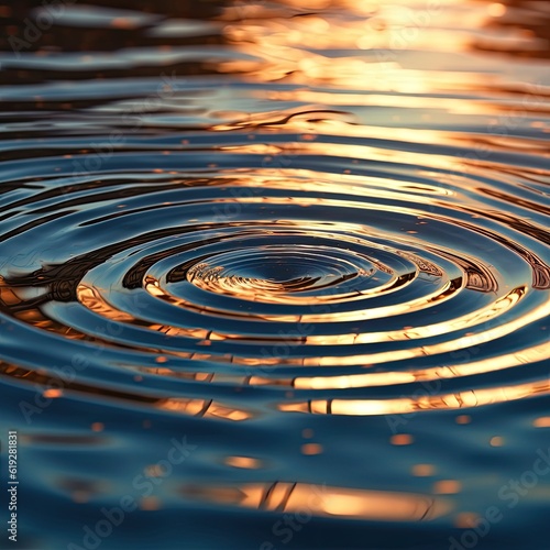 Water ripples on the surface of a pond  © Brandon