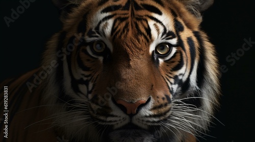 portrait of a tiger generative ai © KWY