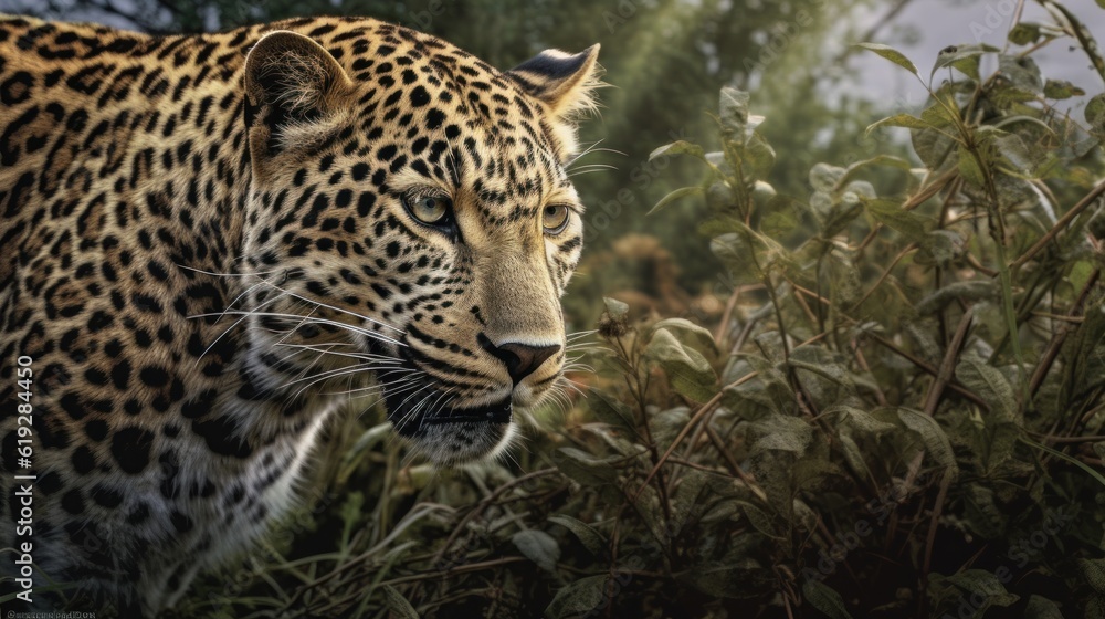 Obraz premium close up of a leopard