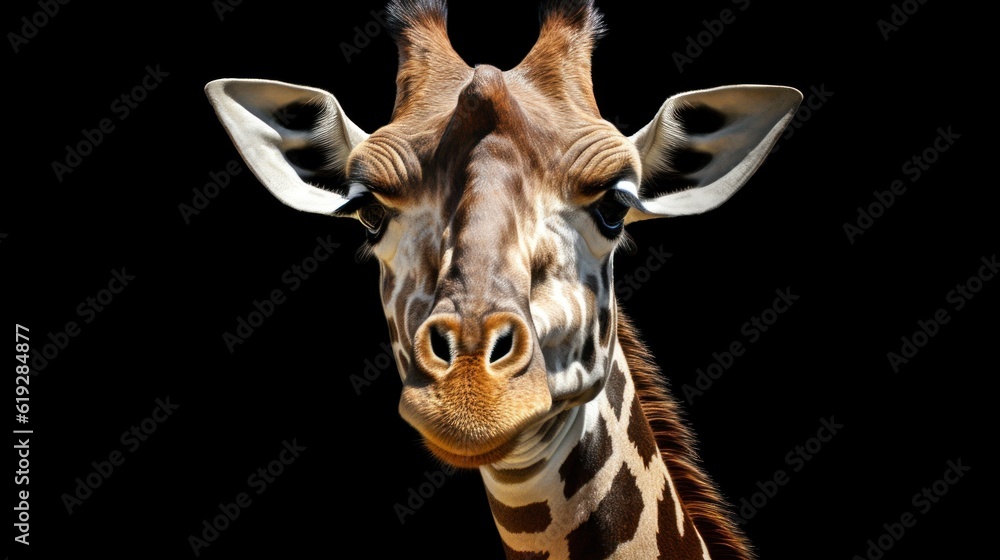 Obraz premium giraffe head close up