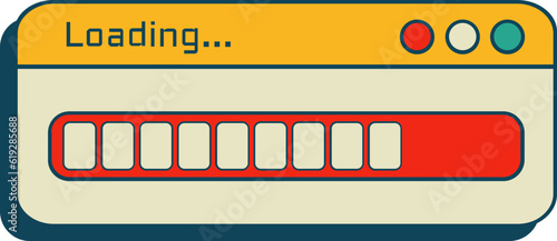 Loading Bar Illustration 