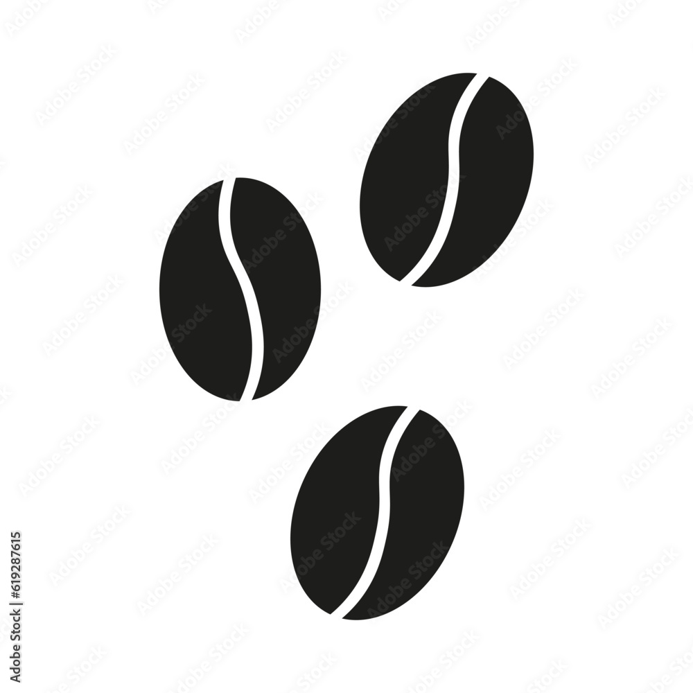 coffee beans icon. Vector illustration. stock image. coffee beans icon. Vector illustration. stock image.