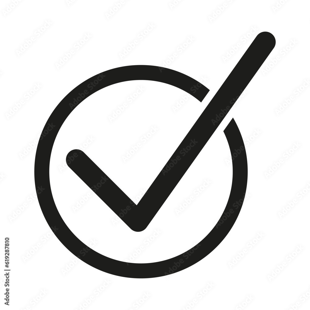 Tick icon. Check Mark icon. Accept sign approve. Vector illustration. stock image. Tick icon. Check Mark icon. Accept sign approve. Vector illustration. stock image.
