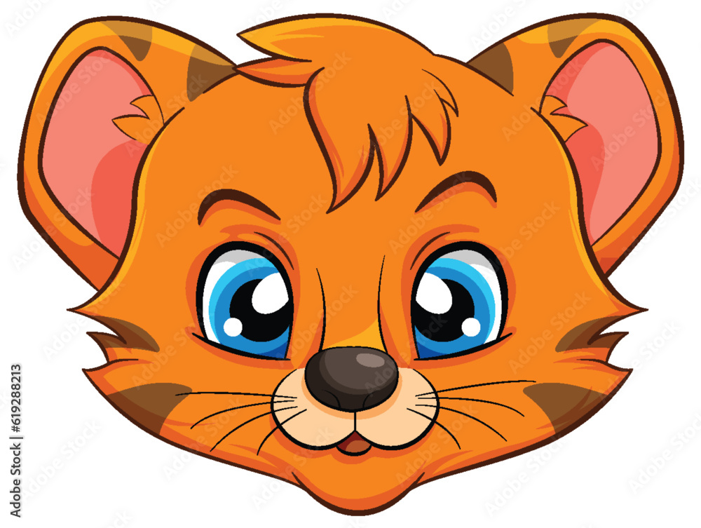 Cute Tiger Cartoon Character Cute Tiger Cartoon Character