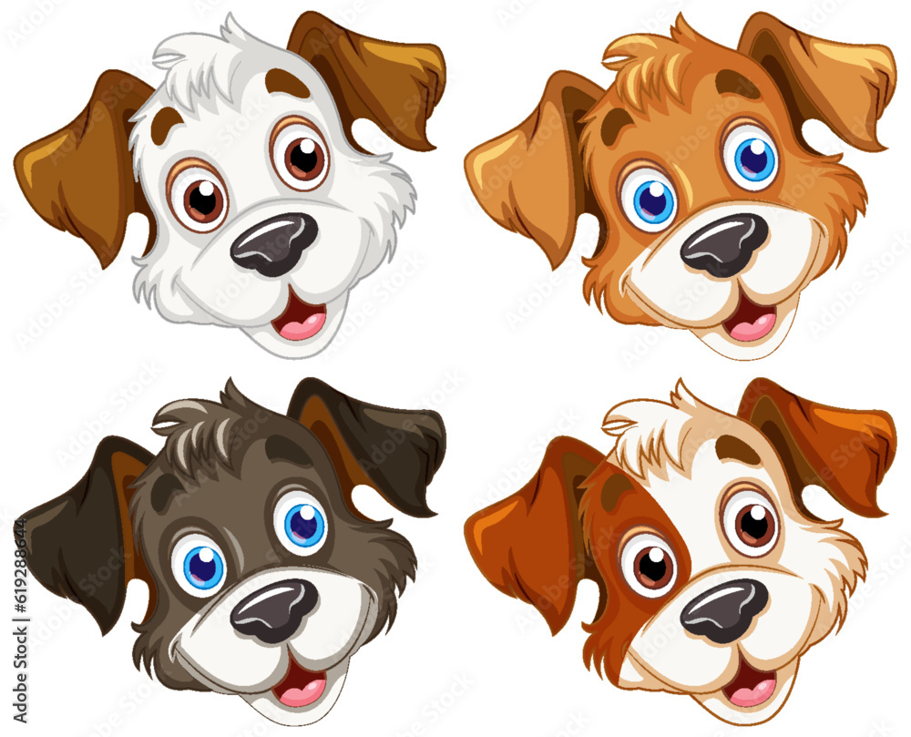 Cute Dog Cartoon Character Cute Dog Cartoon Character