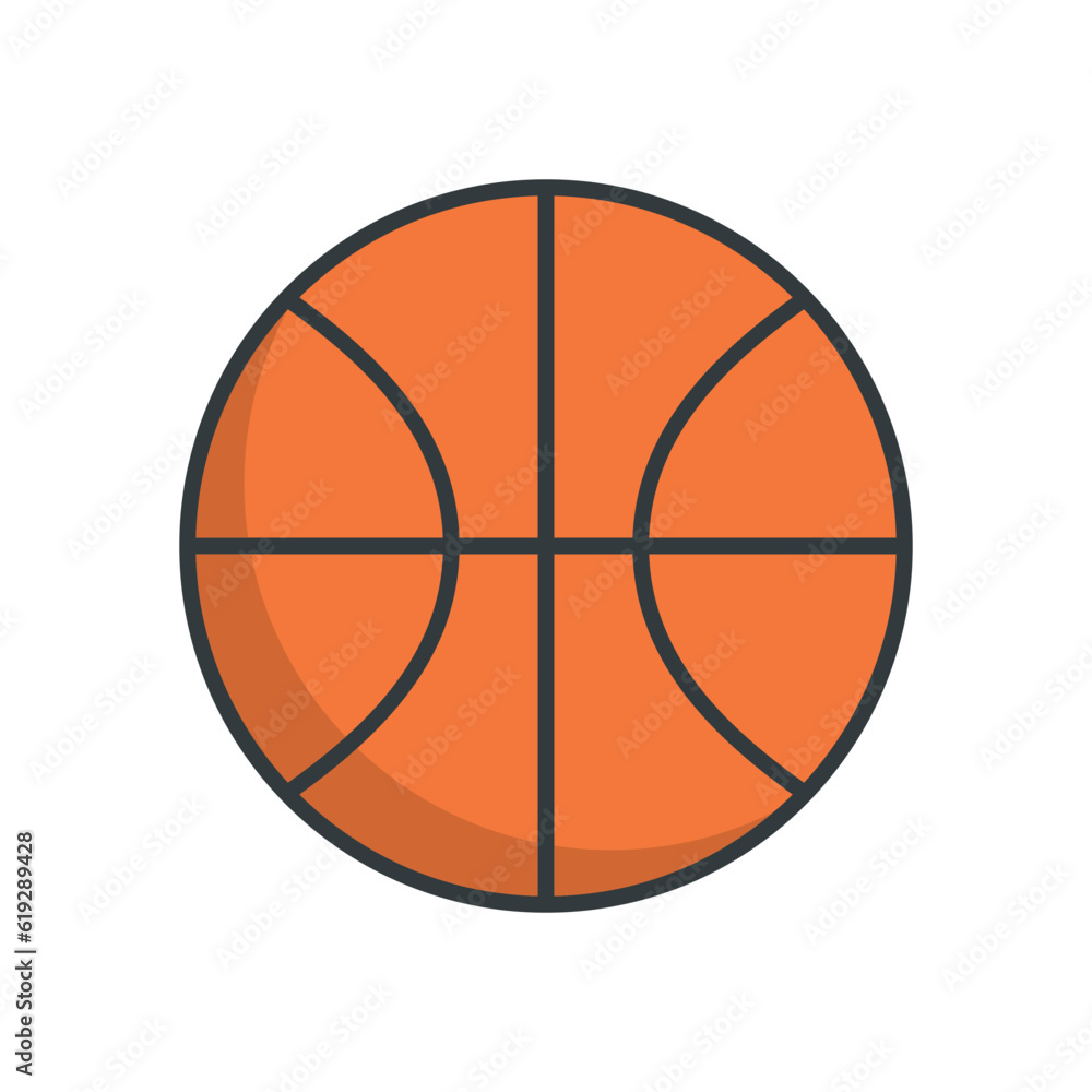 Basketball icon vector design templates simple and modern
