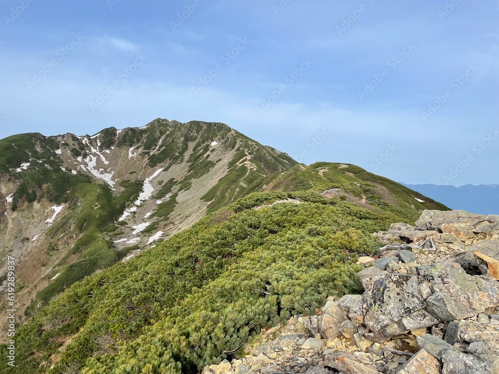 日本の山　仙丈ヶ岳