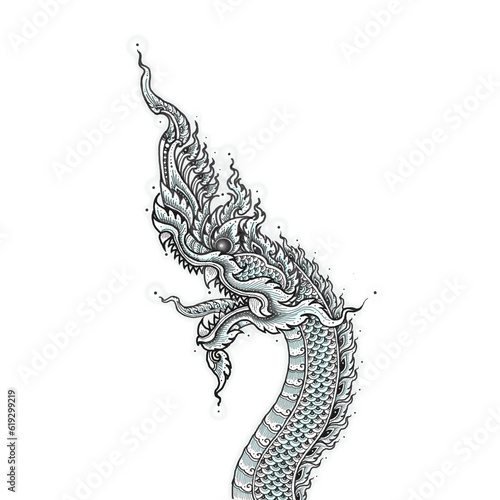 illustration of a Naga