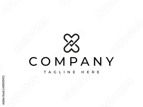 double love together logo design