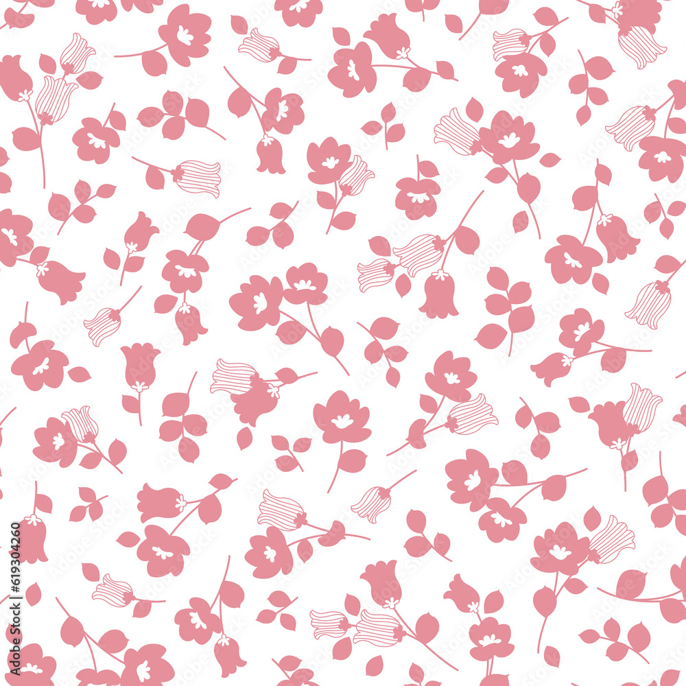 Cute floral pattern perfect for textile design, Cute floral pattern perfect for textile design,