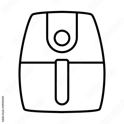 cooking air fryer appliance icon vector for graphic design, logo, website, social media, mobile app, UI illustration