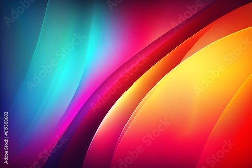 Abstract background with bright colors. Colorful Modern screen. Multicolor background. Generative AI.