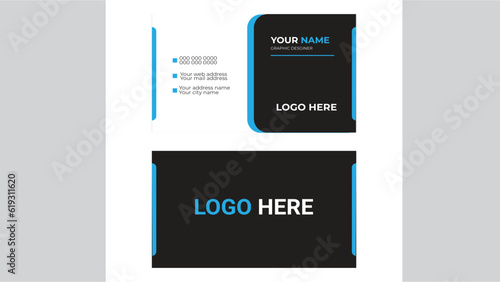 modern business card design . double sided business card design template . red business card inspiration.