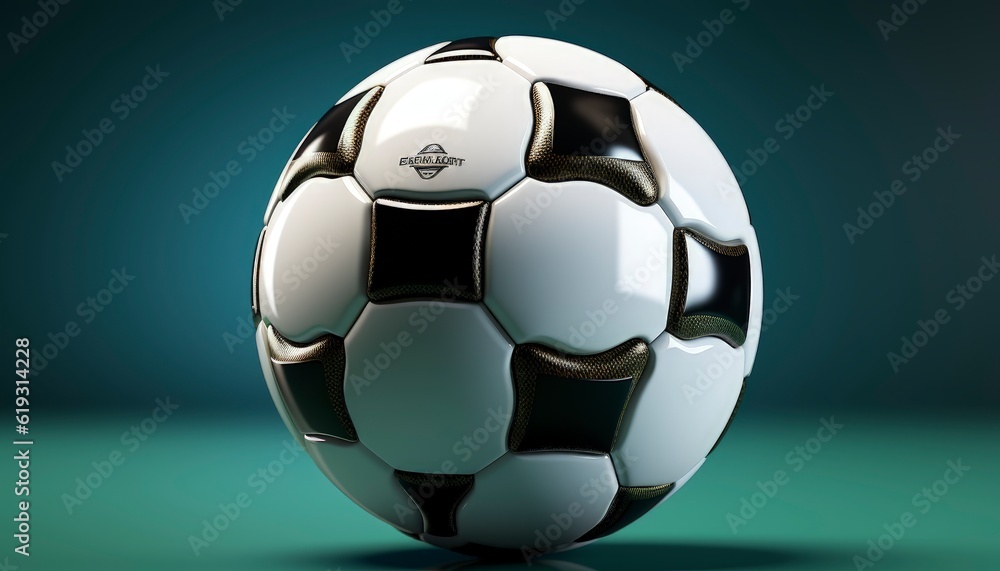 Naklejka premium soccer ball