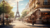 Nostalgia for old Paris France